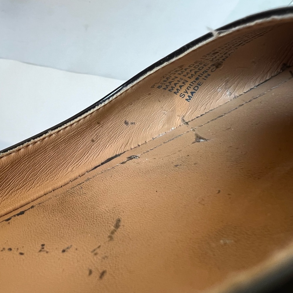 BCBG Paris Black Snakeskin Flats - Picture 7 of 7